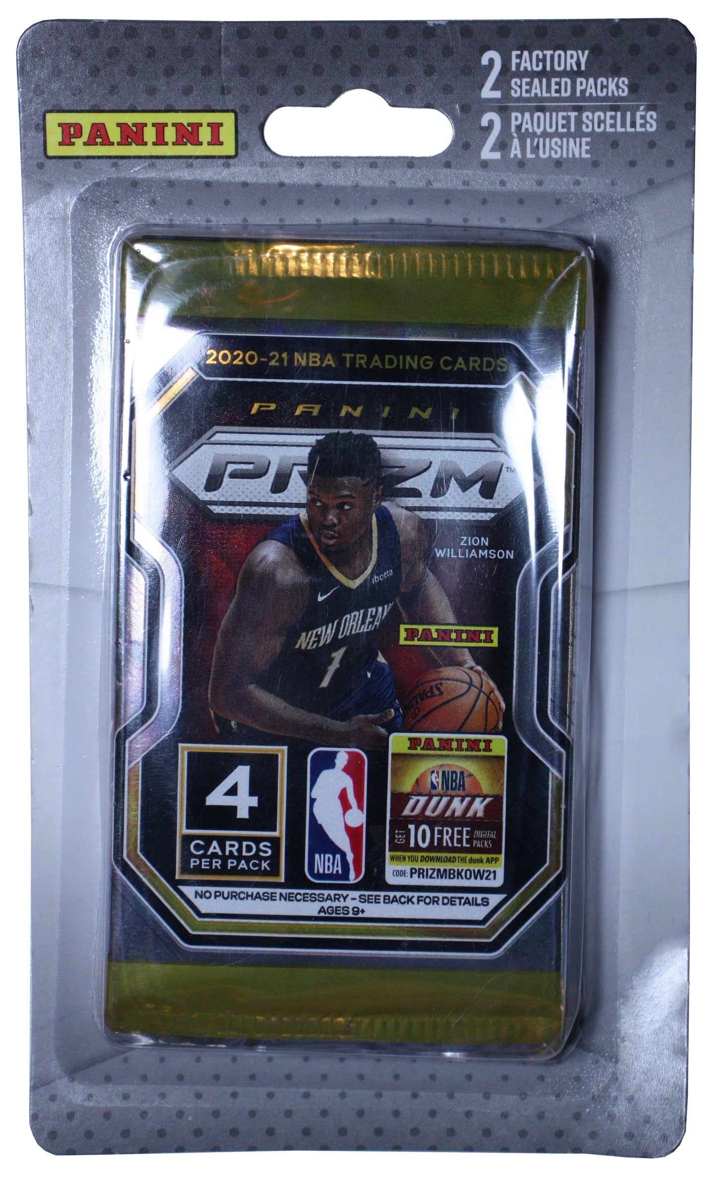 2020-21 Panini Prizm Basketball 2-Pack Blister