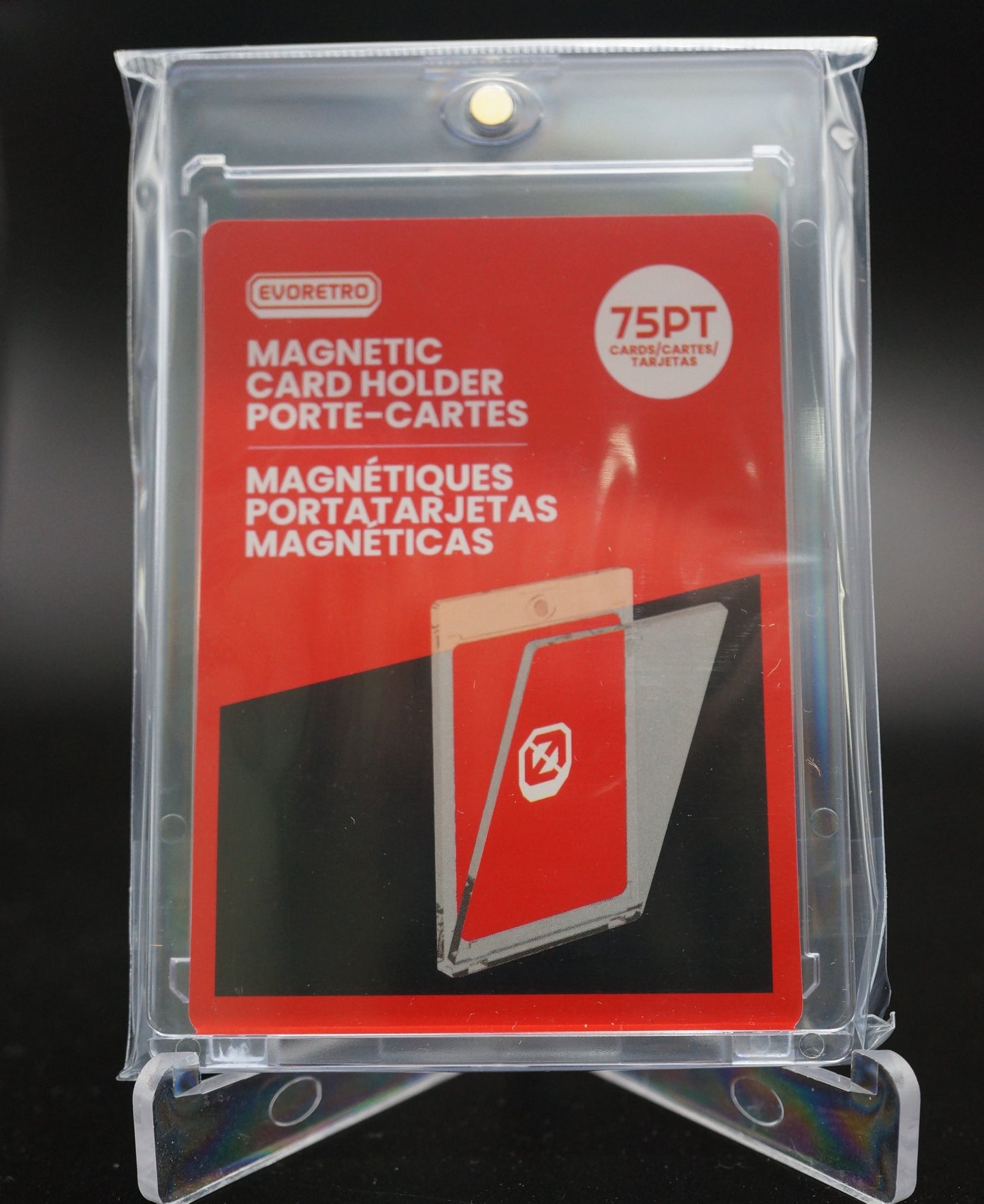 EvoRetro Magnetic Card Holder 75pt | Premium Trading Card Protection