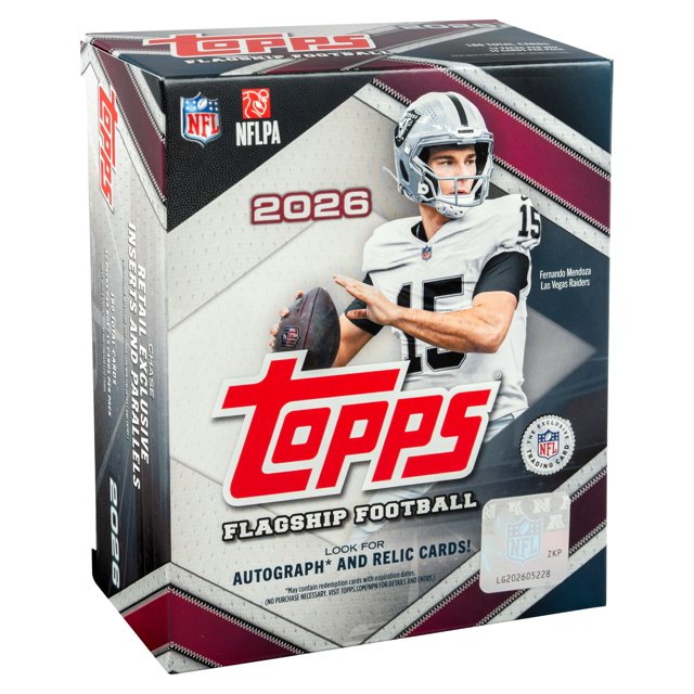 2026 Topps Football Trading Cards Mega Box