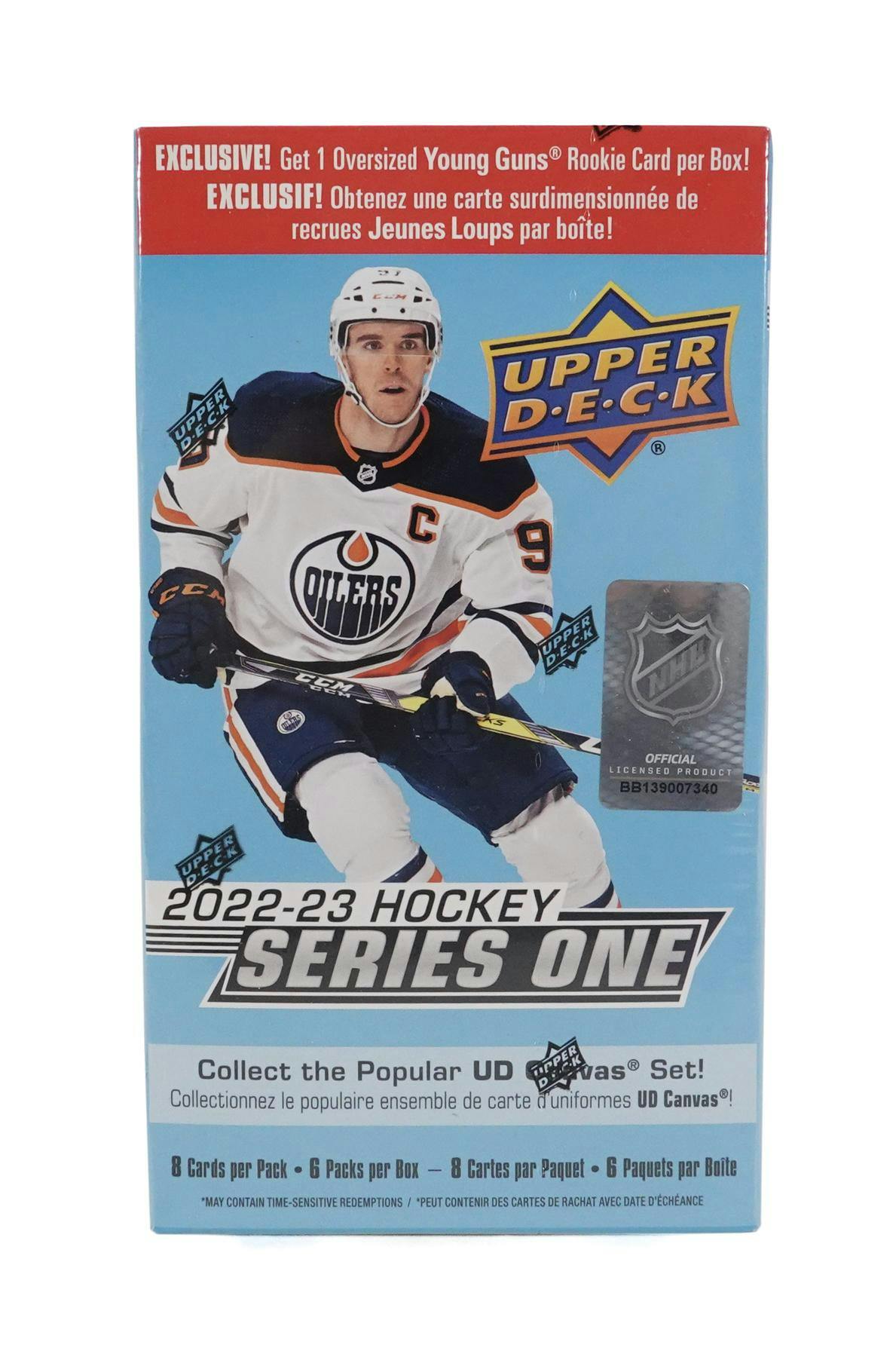 2022-23 Upper Deck Series 1 Blaster Box (Oversized YG)