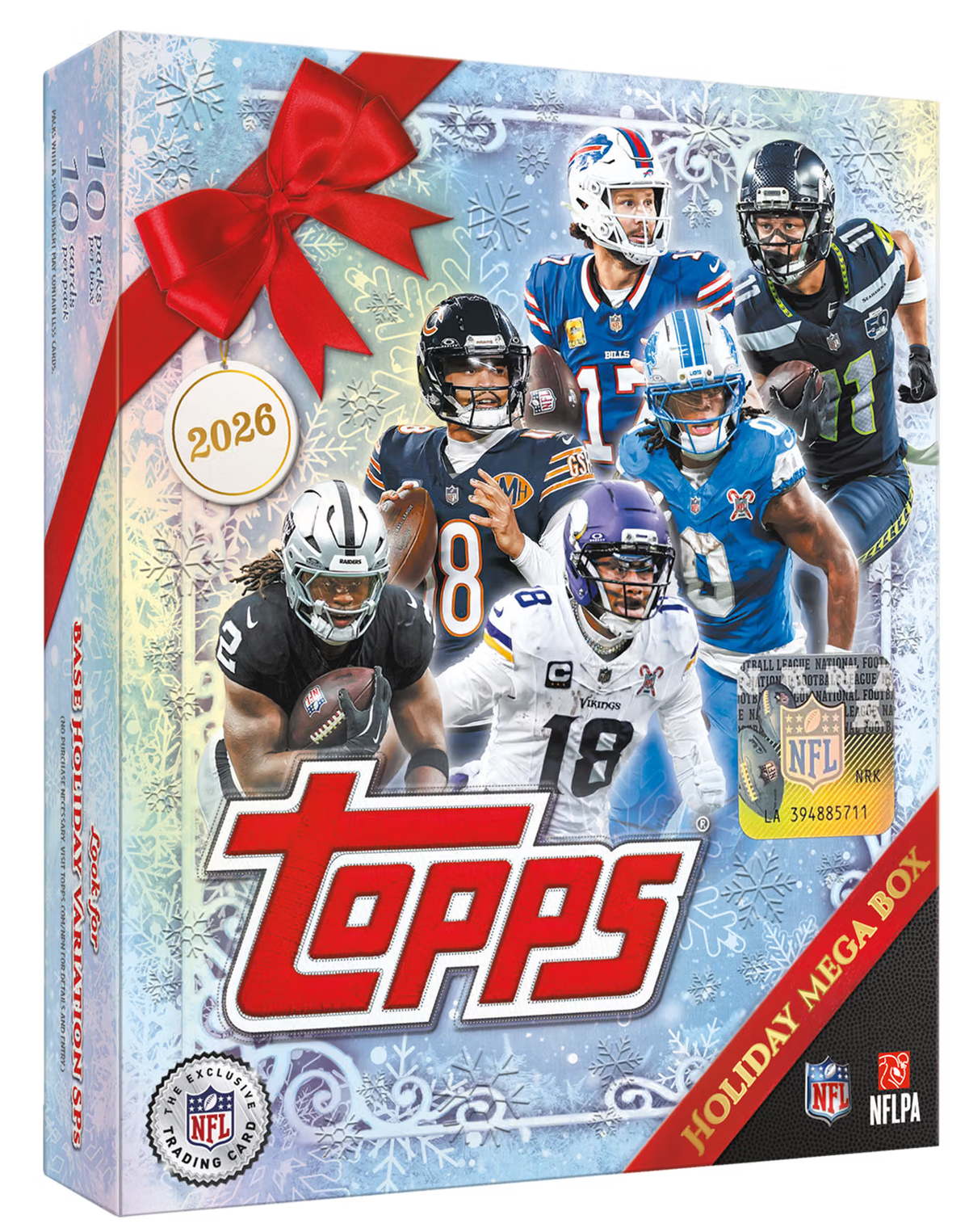 2026 Topps Holiday football Mega Box