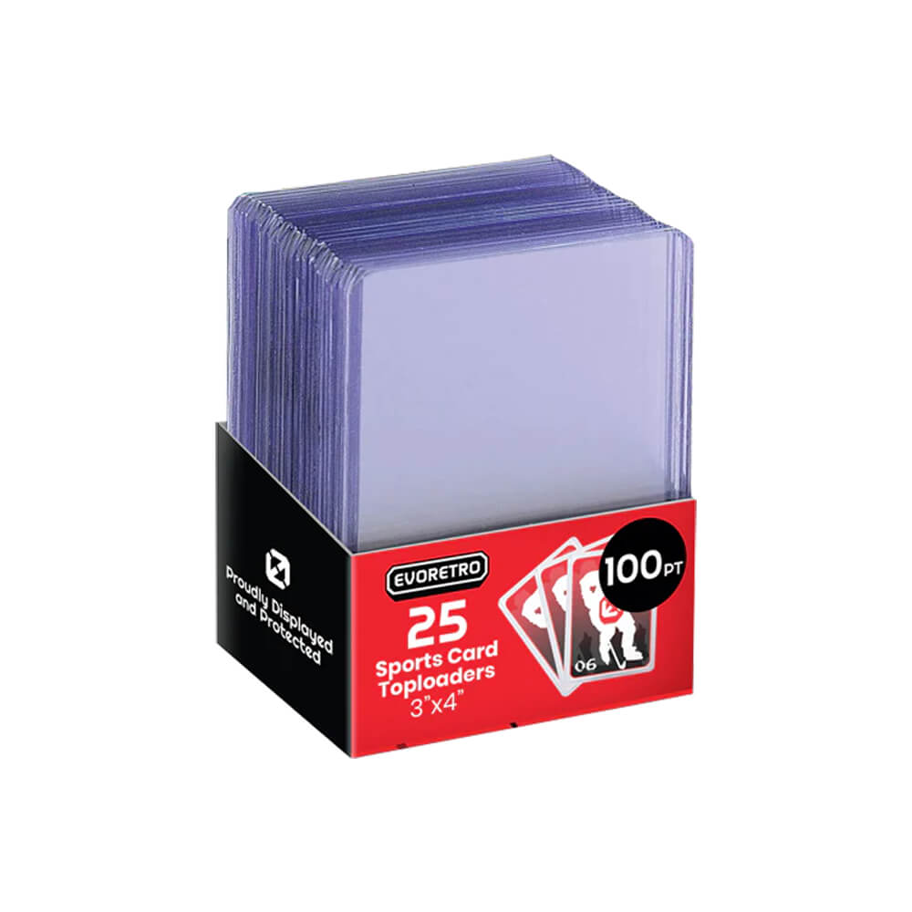 EvoRetro Top Loaders 100pt (25-Pack)