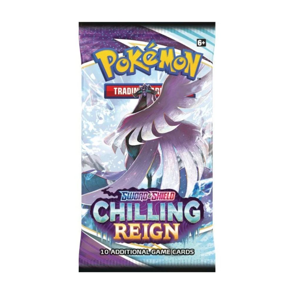 2021 Pokemon Sword & Shield Chilling Reign Booster Pack Random artwork