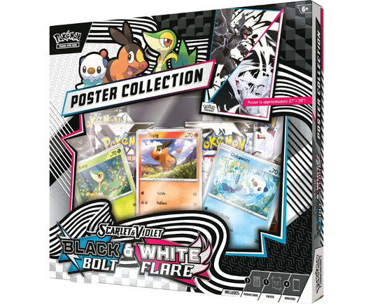 Pokemon Black Bolt & White Flare Poster Collection
