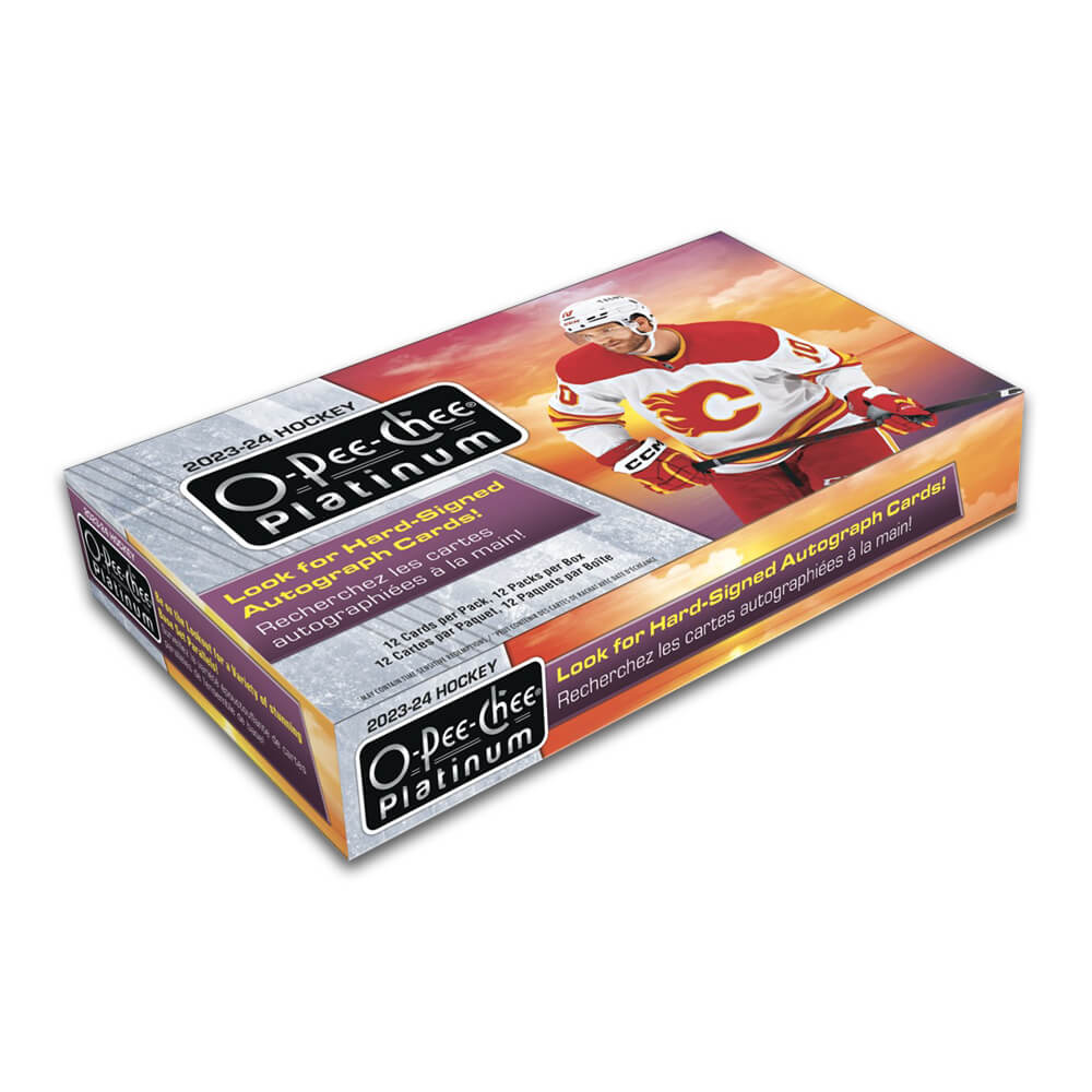 2023-24 O-Pee-Chee Platinum Hockey Hobby Box | Autographs, Rookie & Veteran Cards