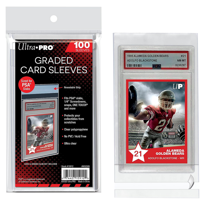 Ultra Pro Graded PSA Card Sleeves – Pack of 100 | Card Protection