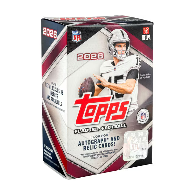 2026 Topps Football Trading Cards Blaster Box