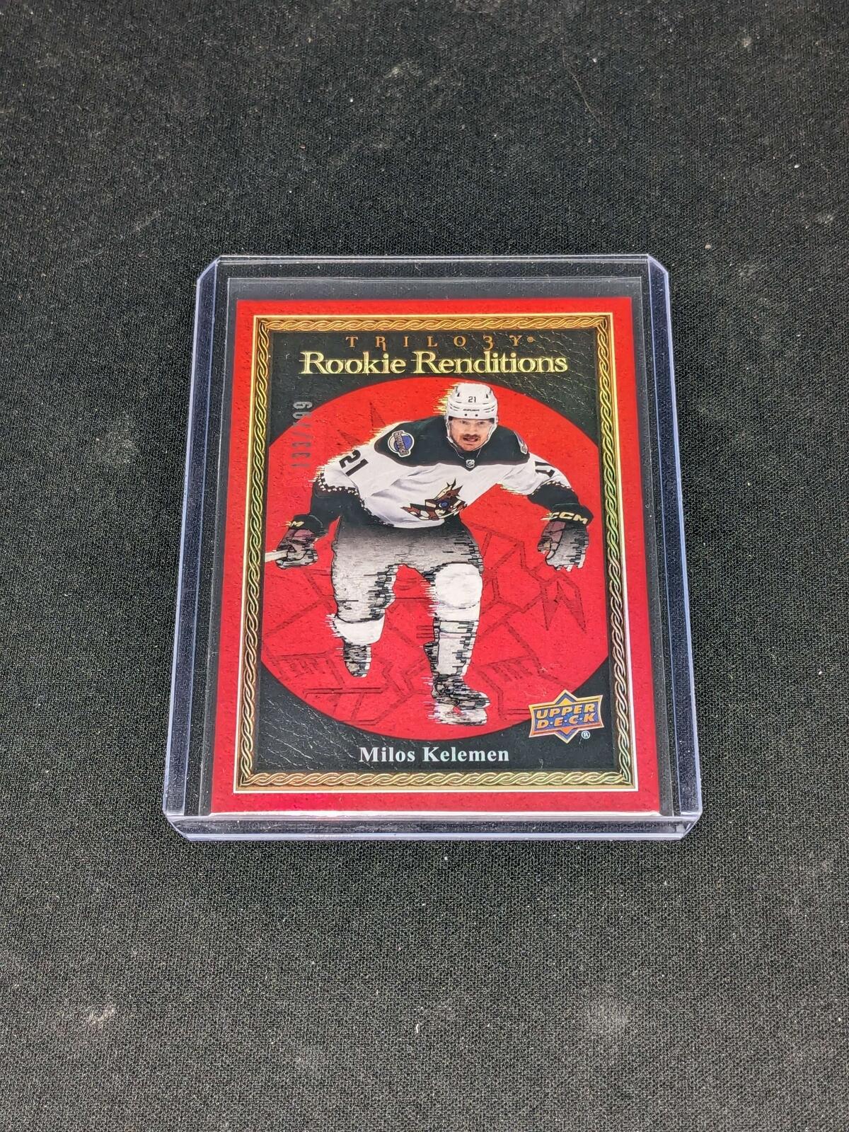 2023-24 Upper Deck Trilogy Rookie Renditions Red #RR-31 Milos Kelemen /799