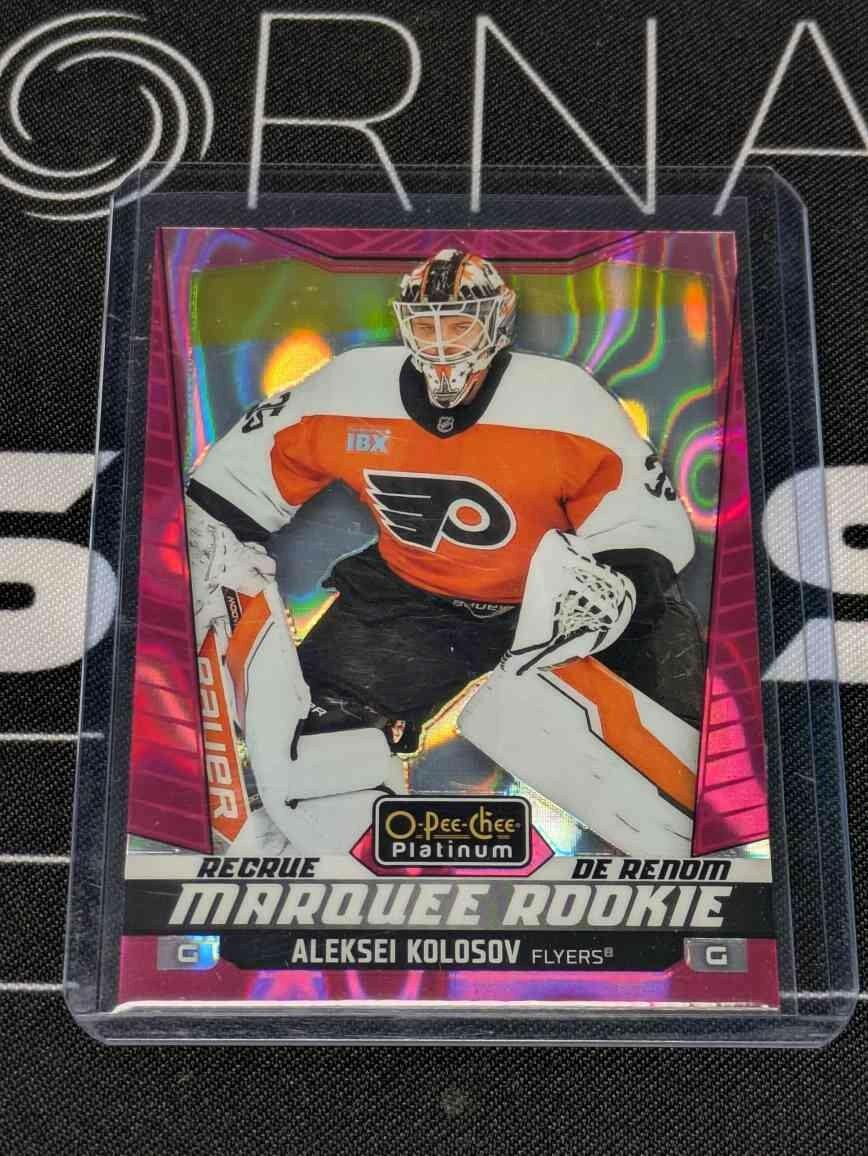 2024-25 O-Pee-Chee PLATINUM Hockey ALEKSEI KOLOSOV #293 PINK MAGMA ROOKIE SP RC