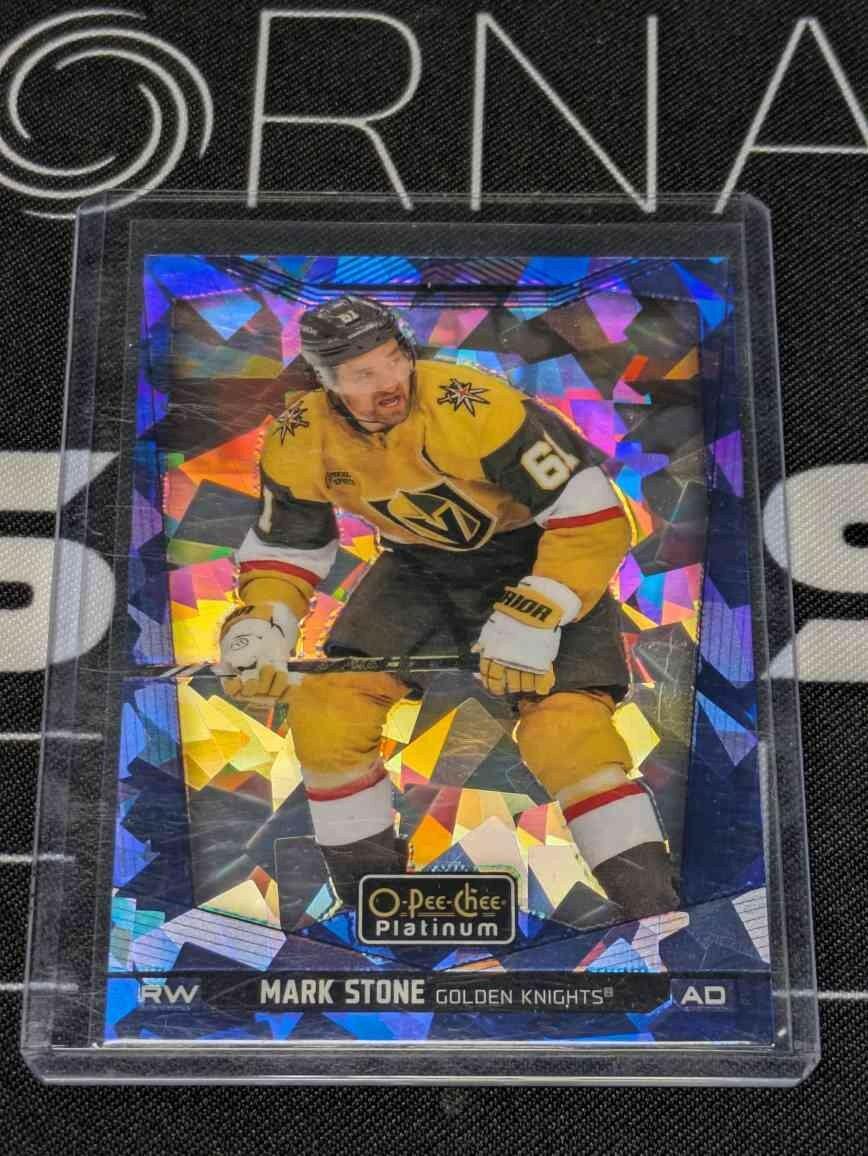 2024-25 O-Pee-Chee Platinum Blue Fragments Mark Stone /125 Vegas Golden Knights