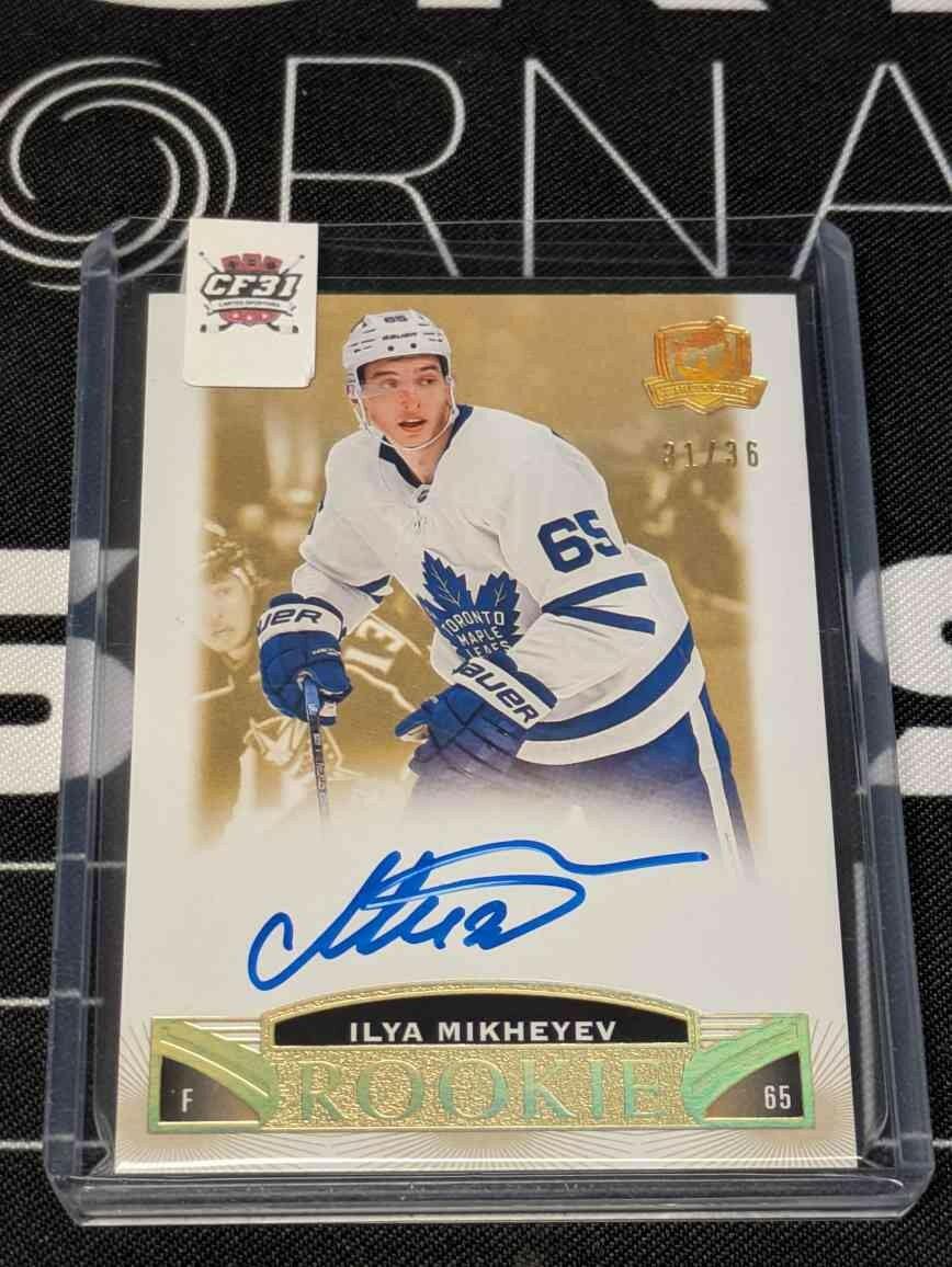 2019-20 Upper Deck The Cup Gold Auto Ilya Mikheyev Rookie Autographed /36 #109