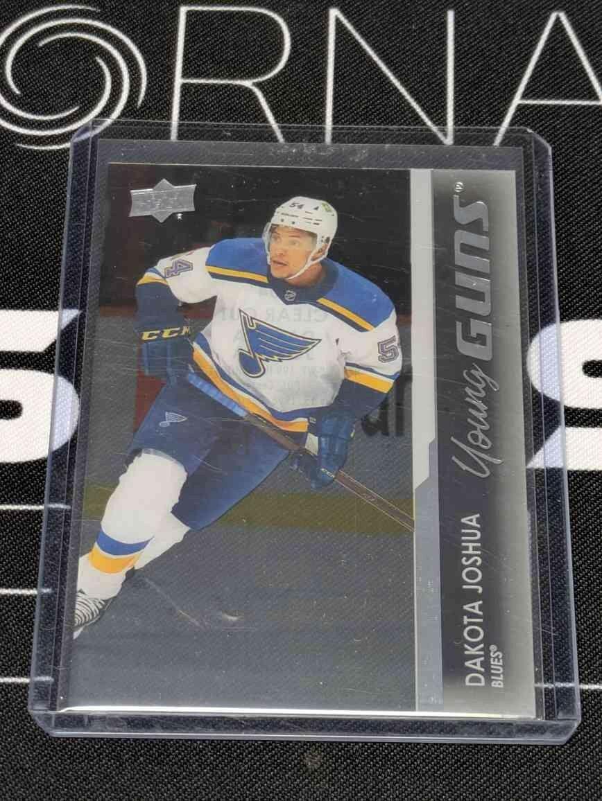 2021-22 Upper Deck Dakota Joshua Young Guns Clear Cut #204 Rookie RC