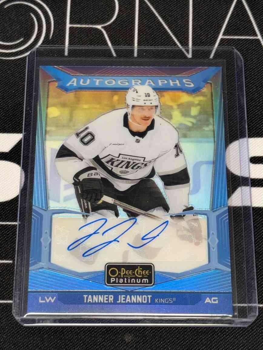 2024-25 O-Pee-Chee Platinum Autographs Tanner Jeannot #BA-TJ