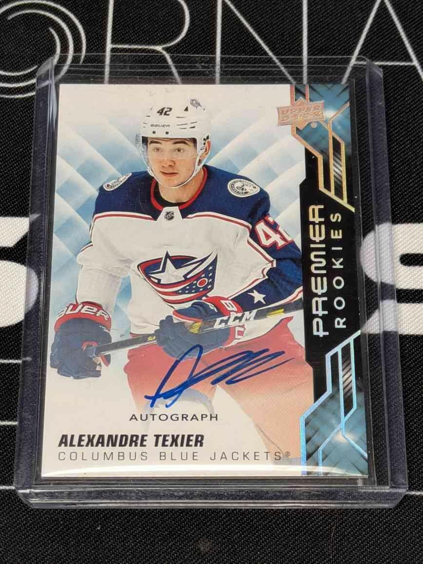 2019-20 UPPER DECK PREMIER ALEXANDRE TEXIER ROOKIE AUTO CARD # 59