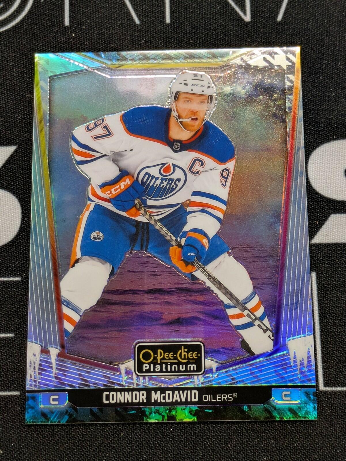 2024-25 O-Pee-Chee Platinum Mixed Media Variant Parallel #1 Connor McDavid SSP