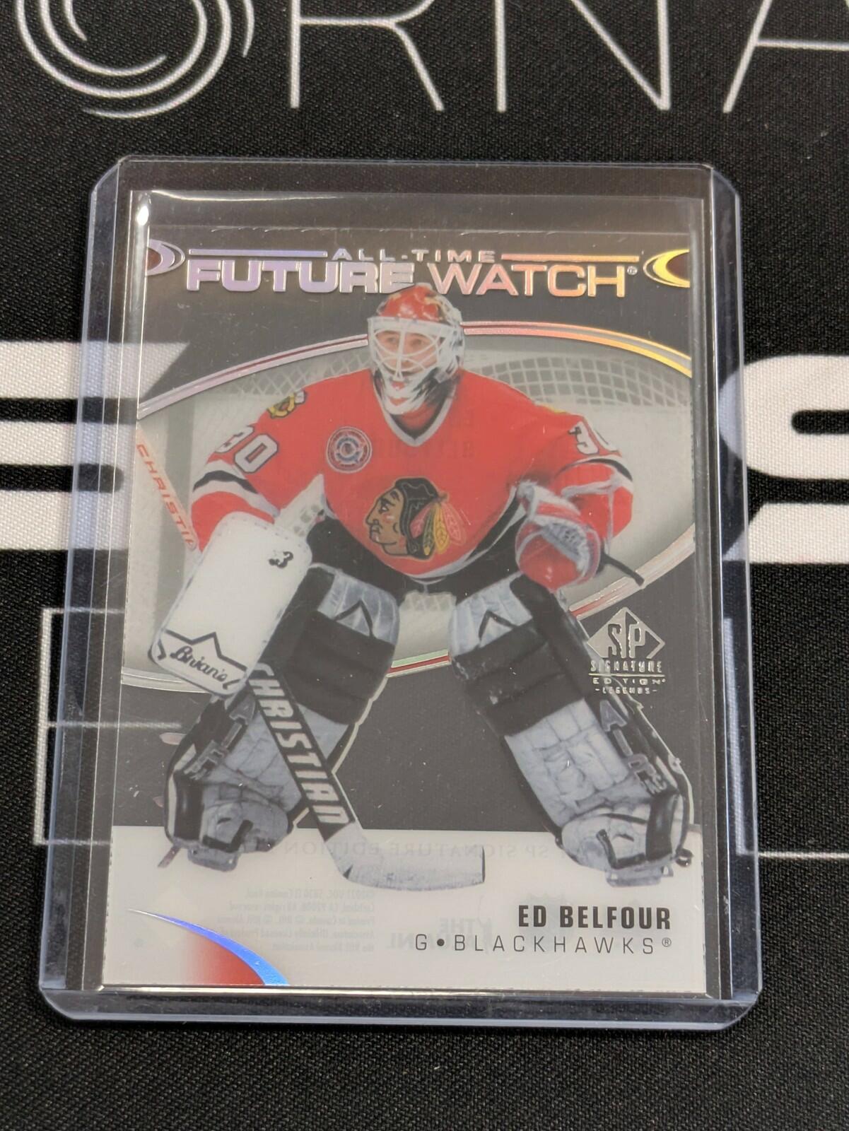 2020-21 SP Signature Legends All-Time Future Watch Clear Cut Acetate Ed Belfour