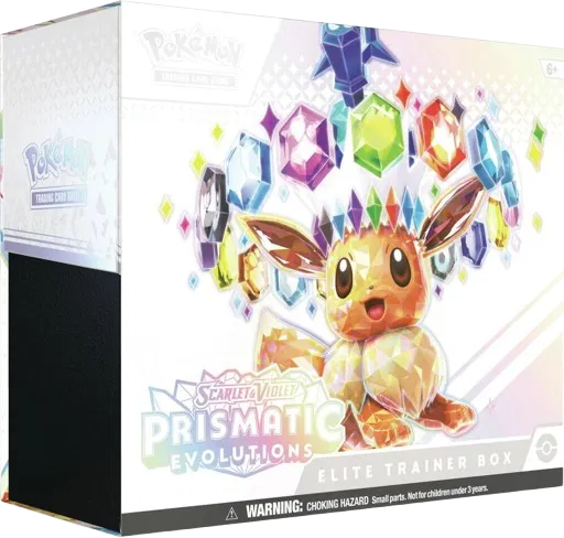 Prismatic Evolutions Pokemon Scarlet & Violet ETB Elite Trainer Box