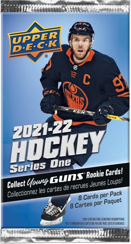 2021-22 Upper Deck Series 1 Hockey Retail Pack