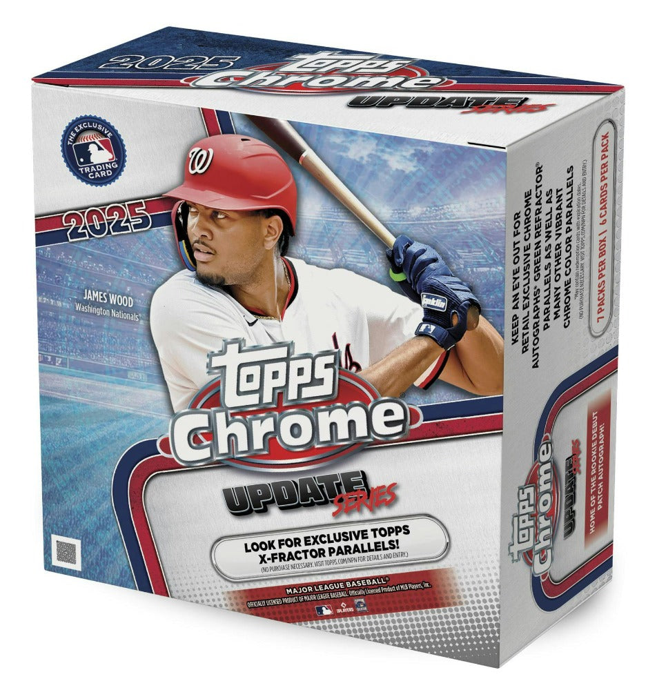 2025 Topps Chrome Baseball Update Mega Box