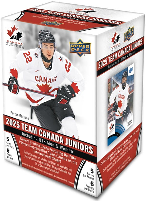 2025 Upper Deck Team Canada Juniors Hockey Blaster