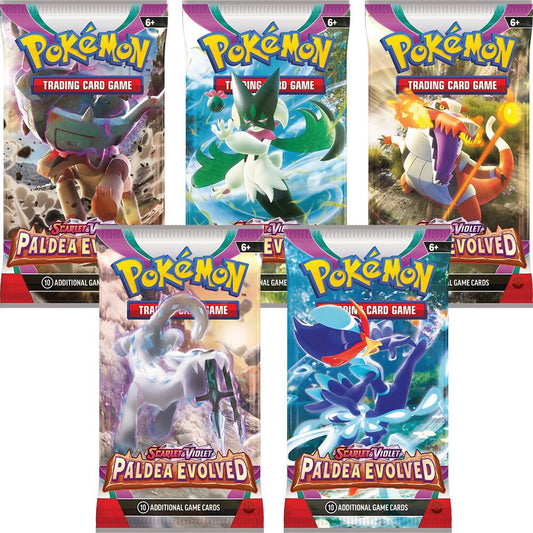 Pokemon TCG - Paldea Evolved Booster Pack (Random Artwork)