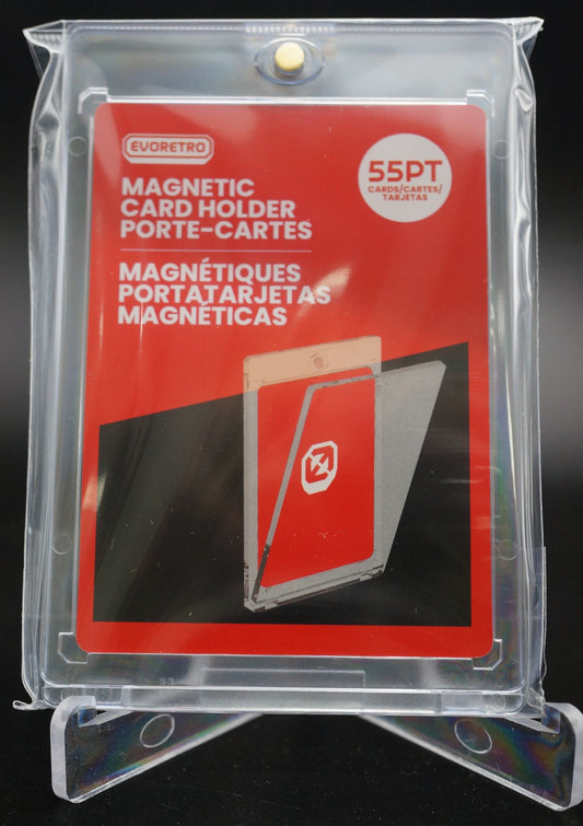 EvoRetro Magnetic Card Holder Porte-Cartes 55pt | Premium trading card protection.