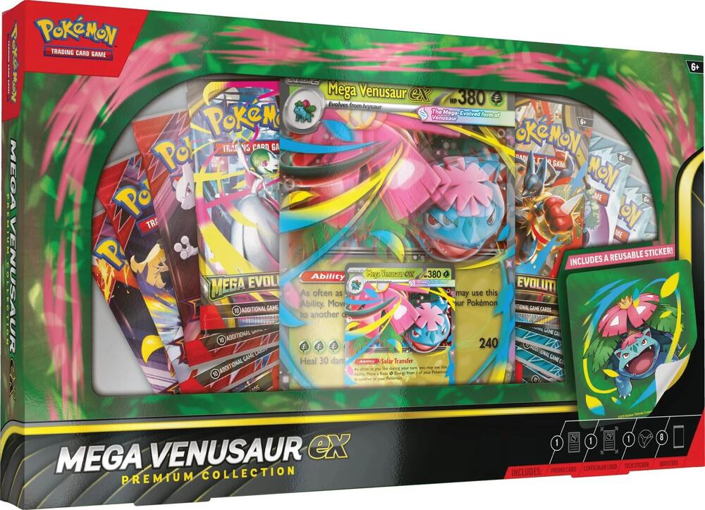 Pokémon TCG: Mega Venusaur EX Premium Collection Box