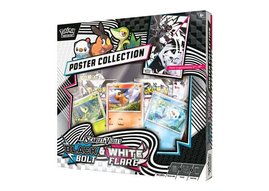 Pokemon Black Bolt & White Flare Poster Collection