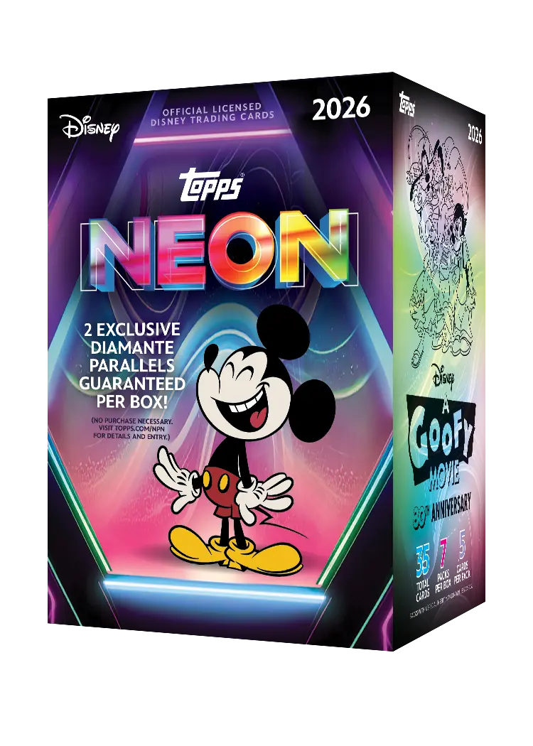 2026 Topps Chrome Disney Neon Value Box