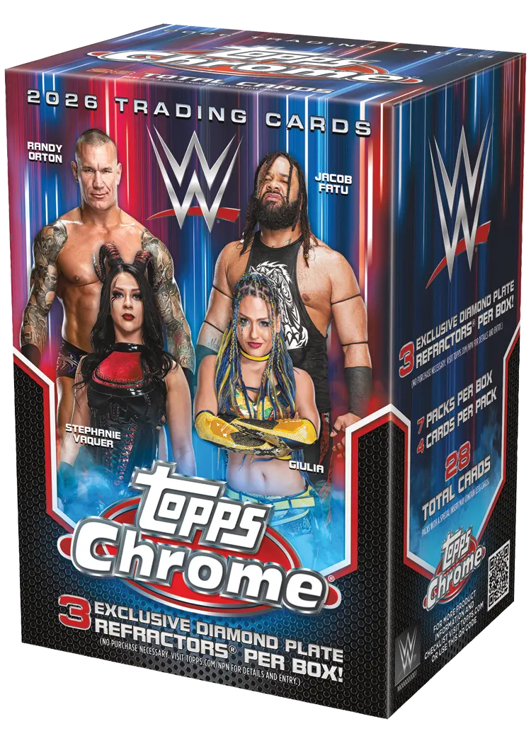 2026 Topps Chrome WWE Blaster Box
