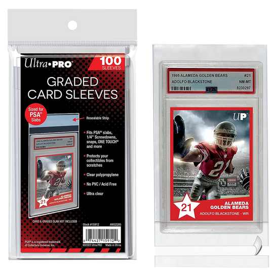 Ultra Pro Graded PSA Card Sleeves – Pack of 100 | Card Protection