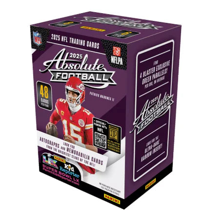 2025 Panini Absolute Football 6-Pack Blaster Box (Green Parallels!)