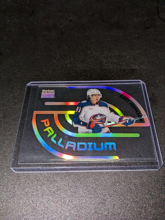 🔥🏒2022-23 Skybox Metal Palladium Kent Johnson RC #P-30🏒🔥