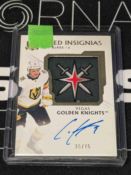 2019-20 Upper Deck THE CUP ROOKIE Inked Insignias Cody Glass /75 VEGAS