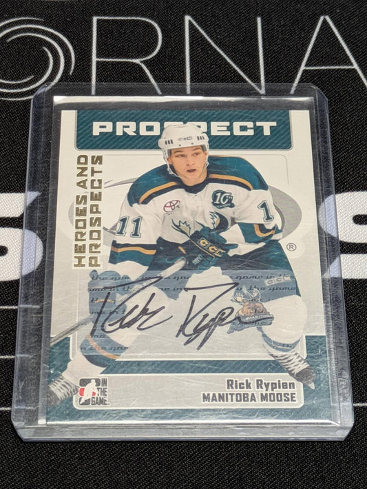 2006-07 ITG Heroes and Prospects Auto Rick Rypien #A-RR Auto
