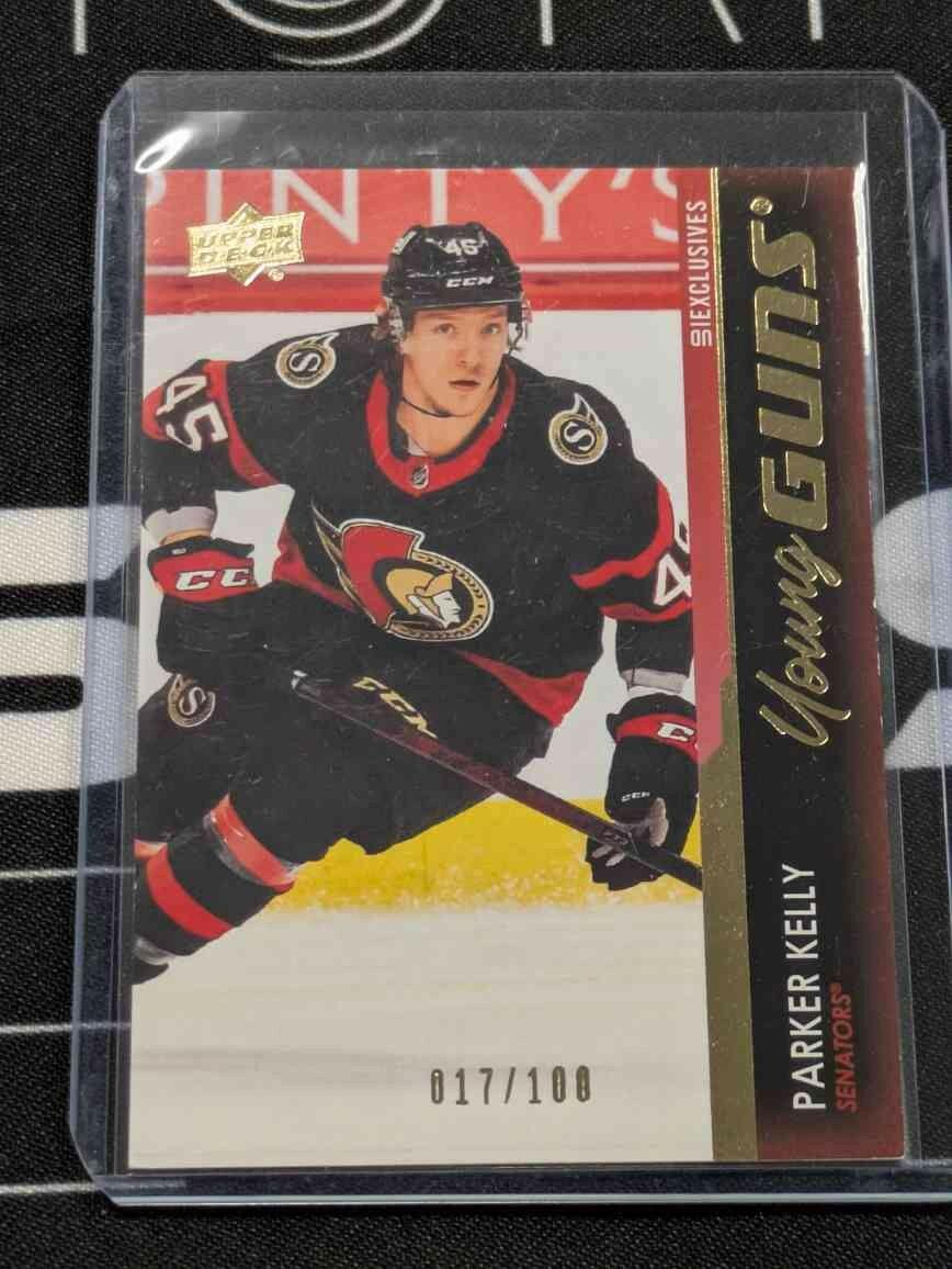 2020-21 UD Series 1 Parker Kelly Young Guns Exclusives /100 #240