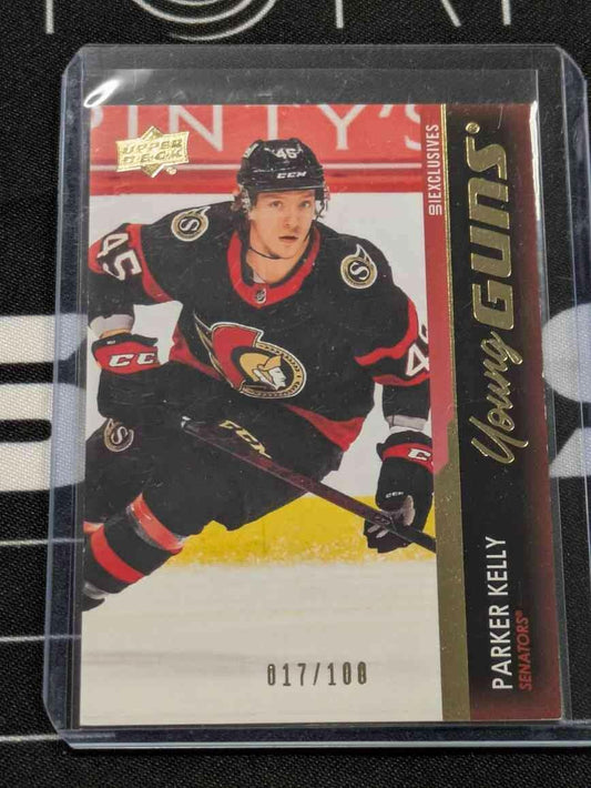 2020-21 UD Series 1 Parker Kelly Young Guns Exclusives /100 #240