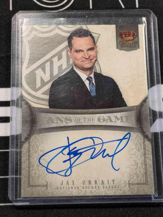 2013-14 Panini Crown Royale Fans of the Game Auto Jay Onrait #FG-JO NHL