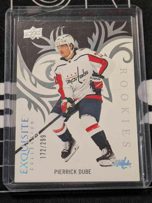 2024-25 UD Ice Exquisite Rookies /299 Pierrick Dube R-20