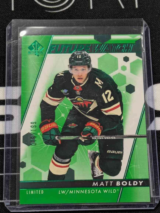 Matt Boldy 2022-23 Future Watch Limited Green /199 Rookie Card #101
