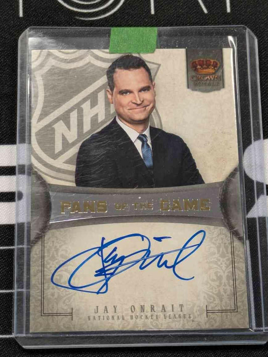 2013-14 Panini Crown Royale Fans of the Game Auto Jay Onrait #FG-JO NHL