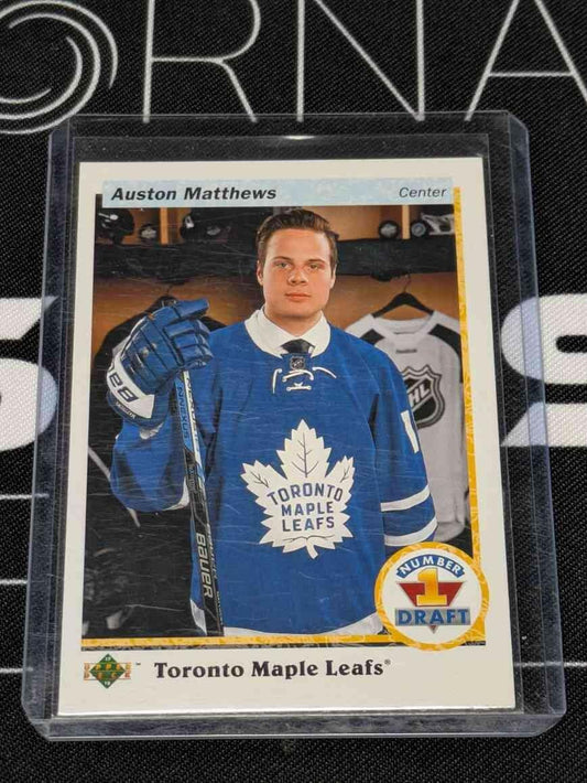 2017-18 UD SP Authentic Hockey Number 1 Draft Pick RDP-AM Auston Matthews