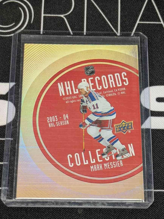 2021-22 Mark Messier Extended Series NHL Records Gold /250 RB-8