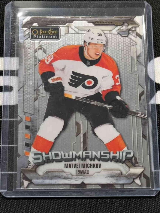 2024-25 O-Pee-Chee Platinum Showmanship Matvei Michkov #S-17 Rookie RC