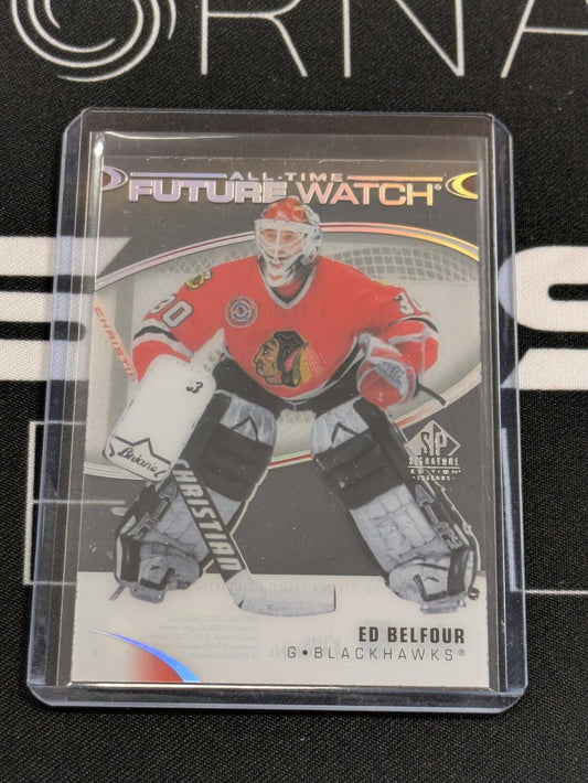 2020-21 SP Signature Legends All-Time Future Watch Clear Cut Acetate Ed Belfour