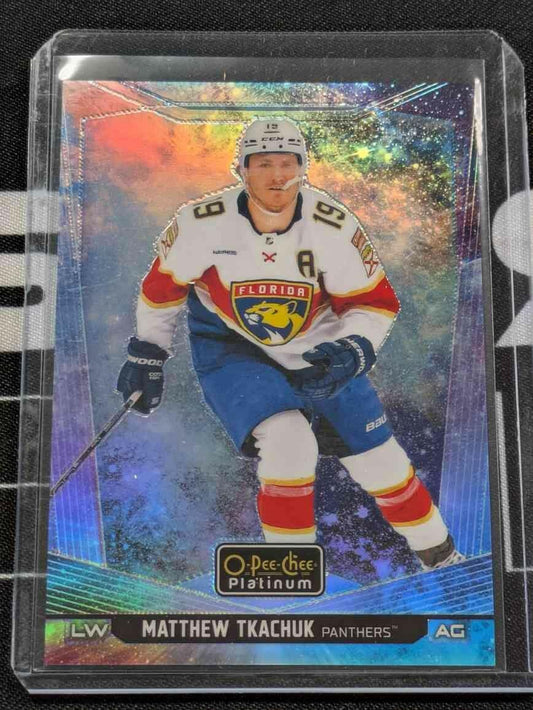 2024-25 OPC O-Pee-Chee Platinum Matthew Tkachuk Cosmic /65 #6
