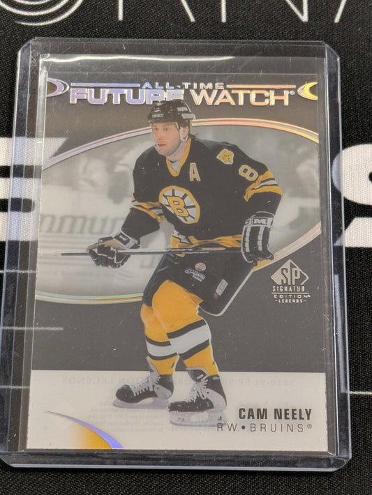 CAM NEELY 2020-21 SP SIGNATURE LEGENDS ALL-TIME FUTURE WATCH CLEAR CUT ACETATE