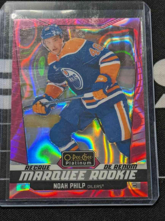 2024-25 OPC O-Pee-Chee Marquee Rookie Platinum Pink Magma Noah Philp RC #295