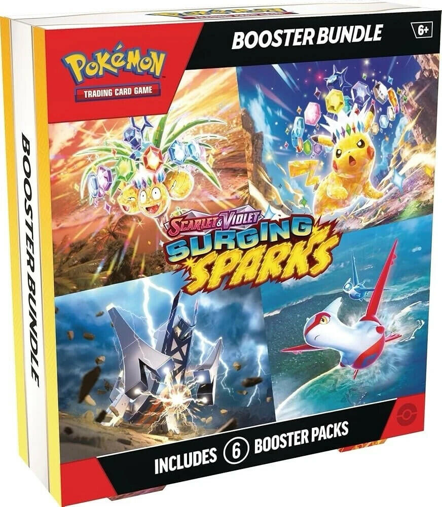 Pokemon TCG Surging Sparks 6-Pack Booster Bundle