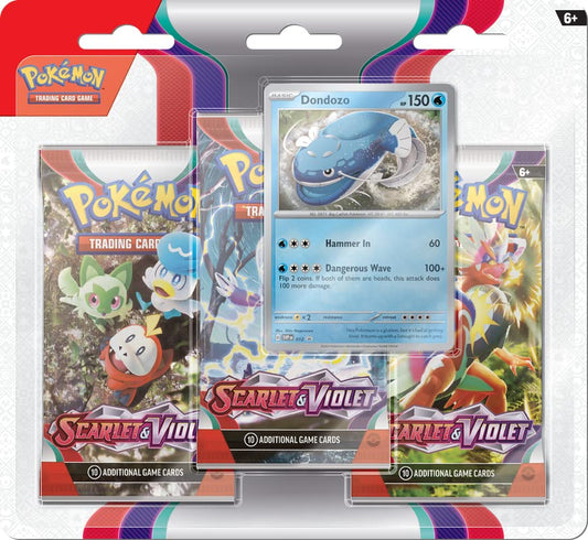 Pokemon Scarlet & Violet 3 Pack Blister